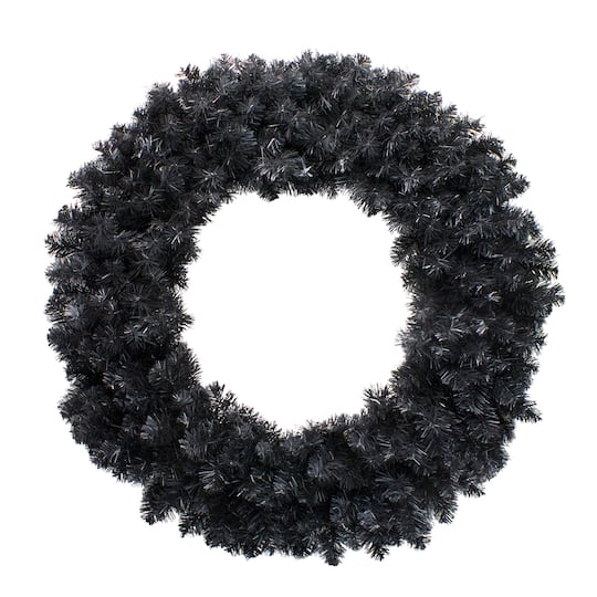 3Ft Black Colorado Spruce Artificial Christmas Wreath By Northlight | 3 ft | Michaels®